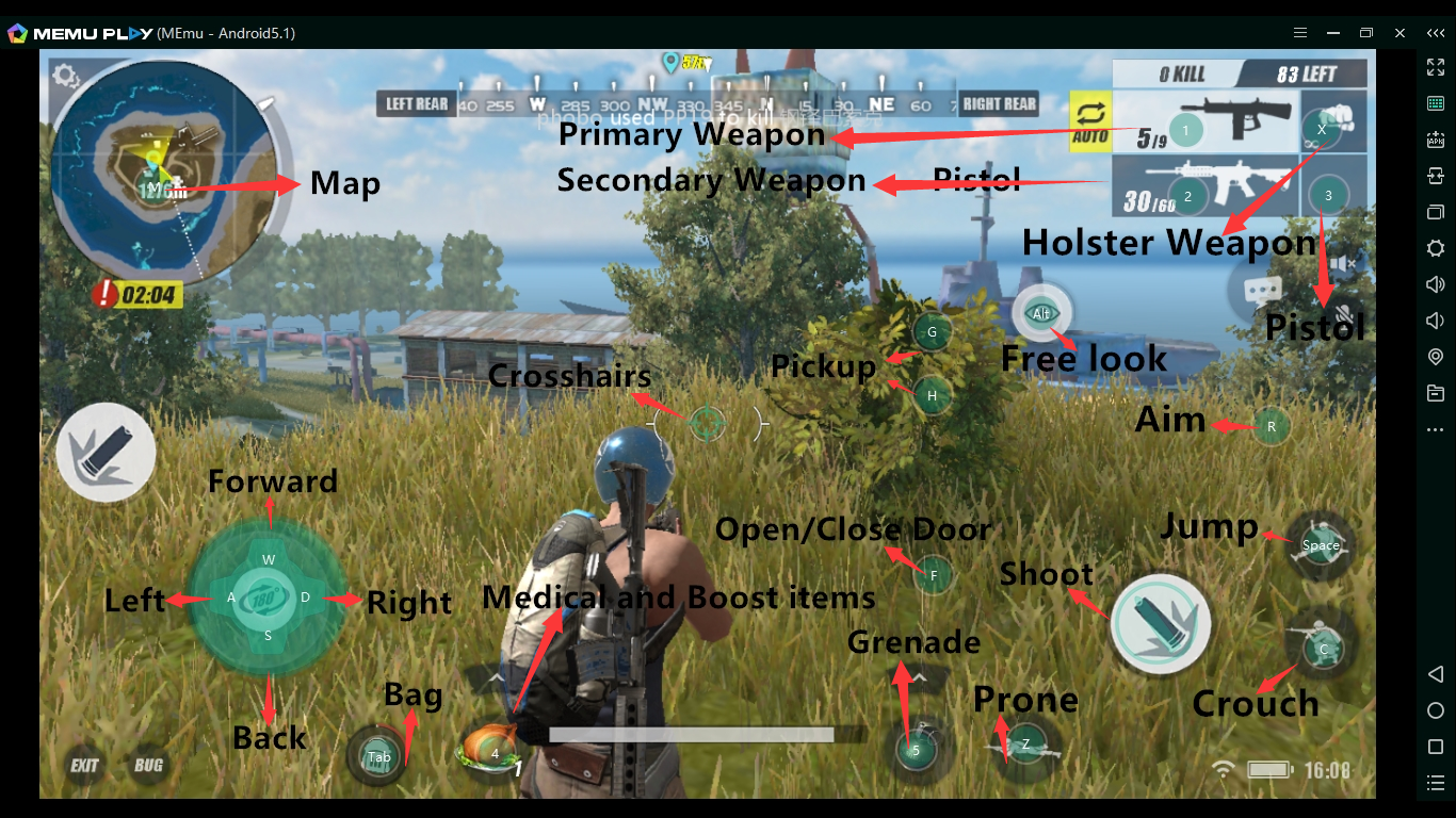How to play rules of survival on PC