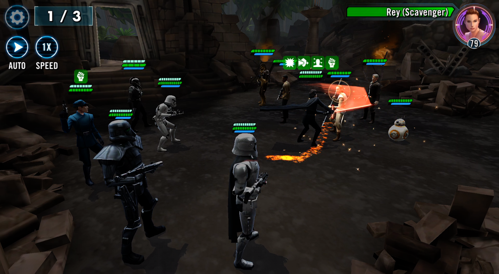 Star Wars Galaxy of Heroes on PC - Gameplay Screenshot