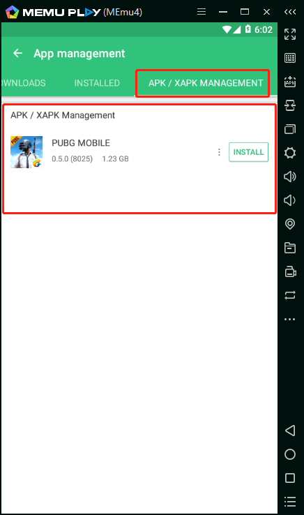 How to install XAPK on MEmu (Take PUBG Mobile for example 