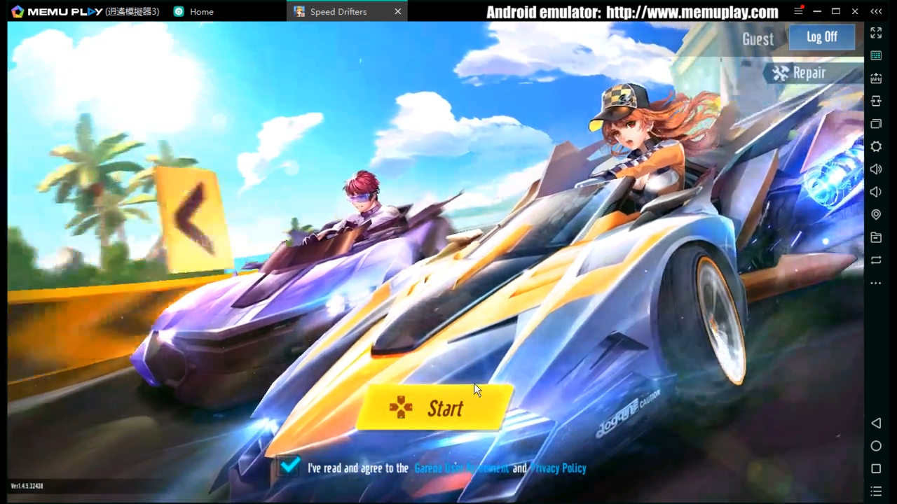 garena speed drifters on pc
