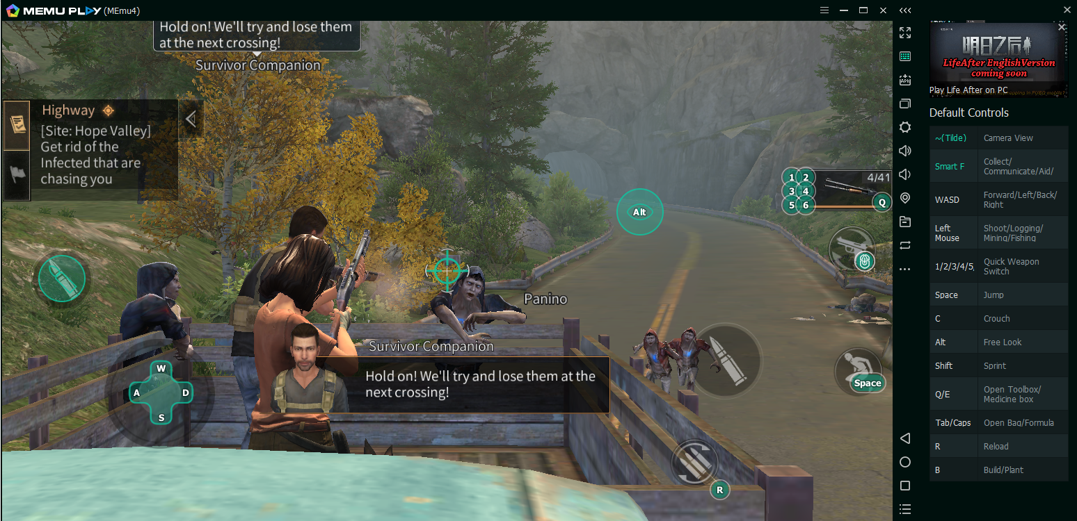 เล่น LifeAfter บนคอมด้วย MEMU