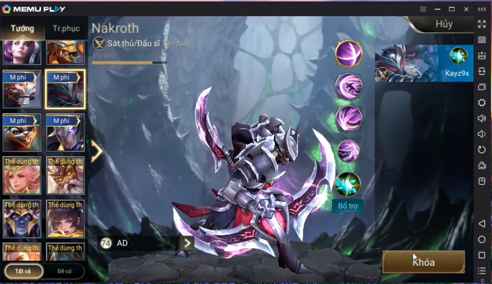 Hướng dẫn chơi Garena Liên Quân Mobile trên PC