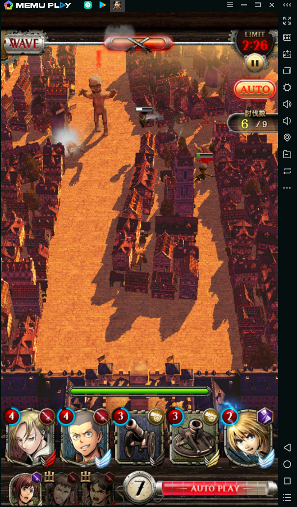 PCで「進撃の巨人　TACTICS」を楽しめる方法