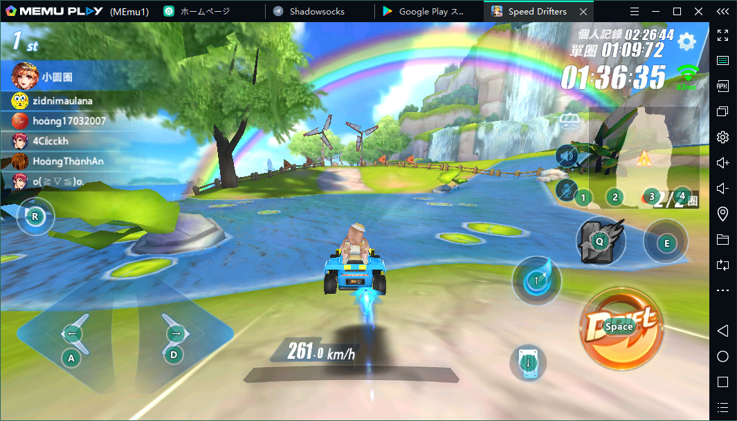 Tencent社が贈る超人気レースゲーム『爆走ドリフターズ』事前登録情報【PCでのやり方付】