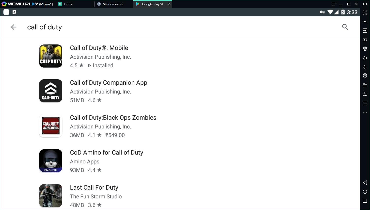 call of duty mobile pc