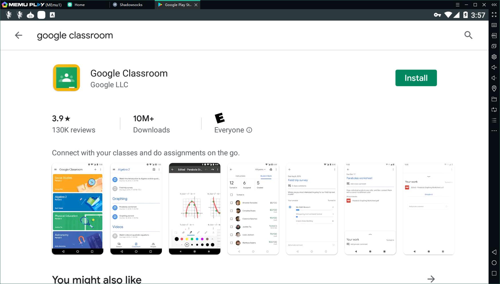 Google classroom PC