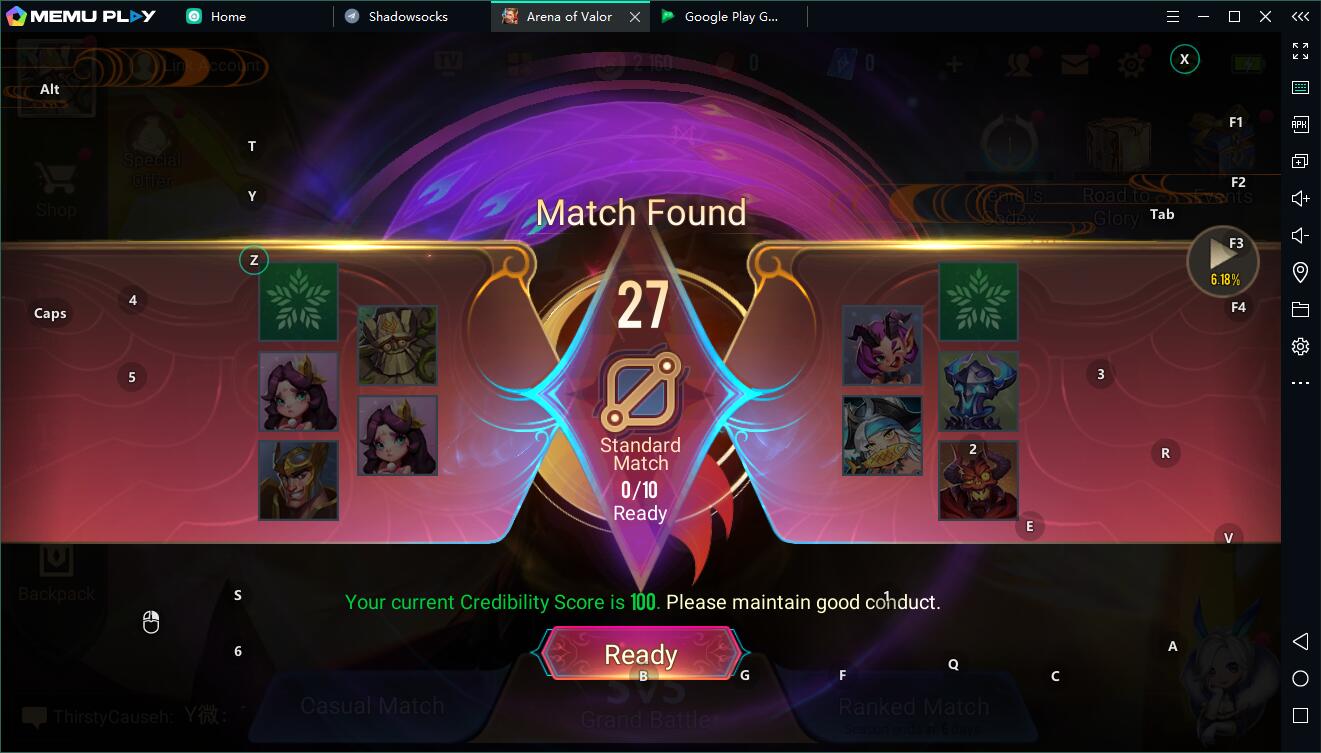 Arena of Valor on PC