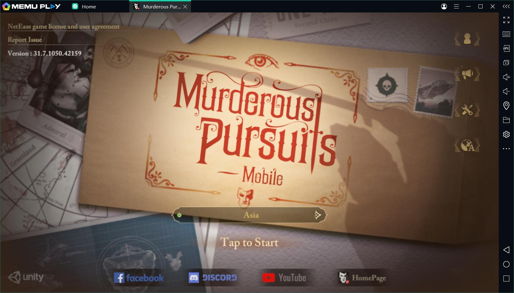 Play Murderous Pursuits Mobile on Windows for Free! PC