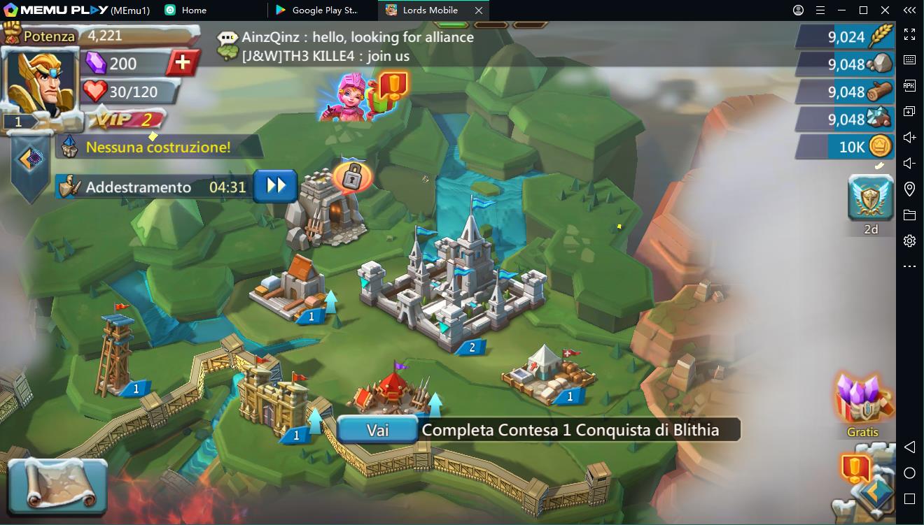 Scarica e gioca ai Lords Mobile su PC