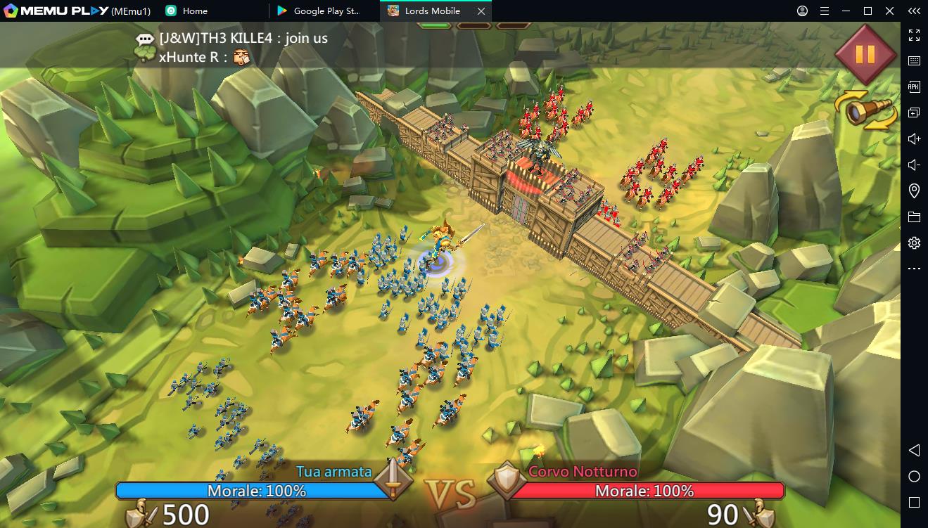 Scarica e gioca ai Lords Mobile su PC