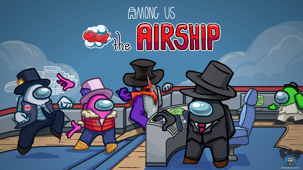 『Among US』新マップ“The Airship”が追加、3月31日にPCで遊ぼう PC版