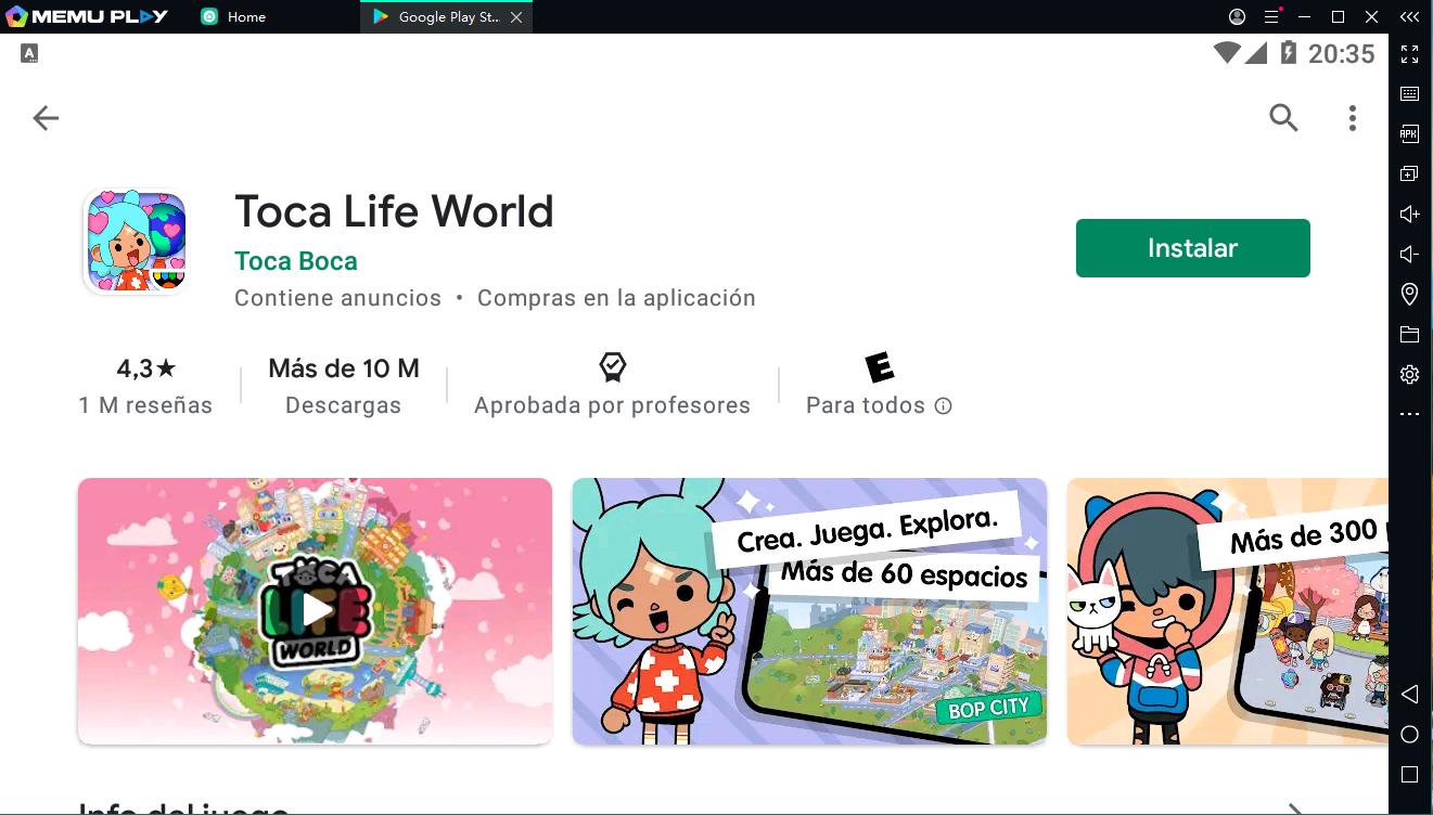 Téléchargez et jouez gratuitement à Toca life World sur PC