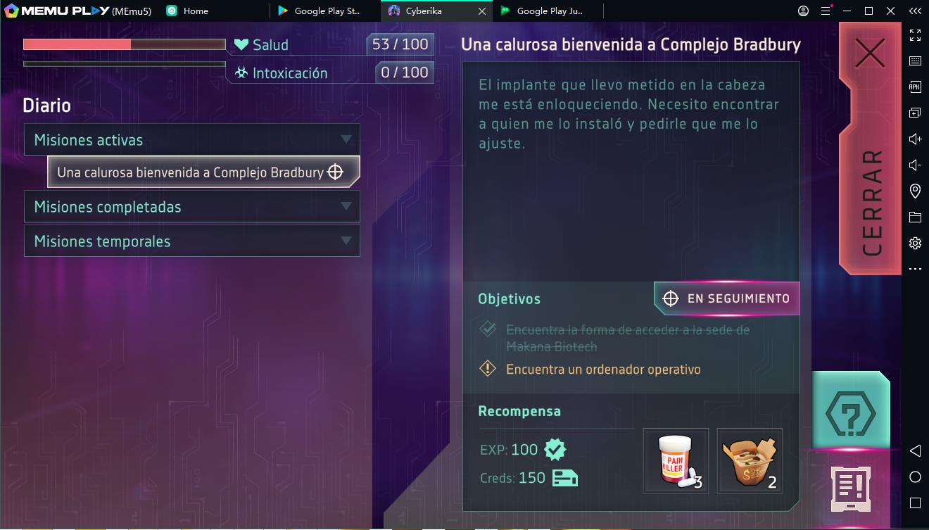 Descargar y jugar juego Cyberika El mundo Cyberpunk en el ordenador