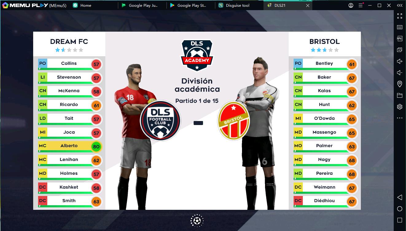 Descargar y jugar juego Dream League Soccer 2021 en el ordenador