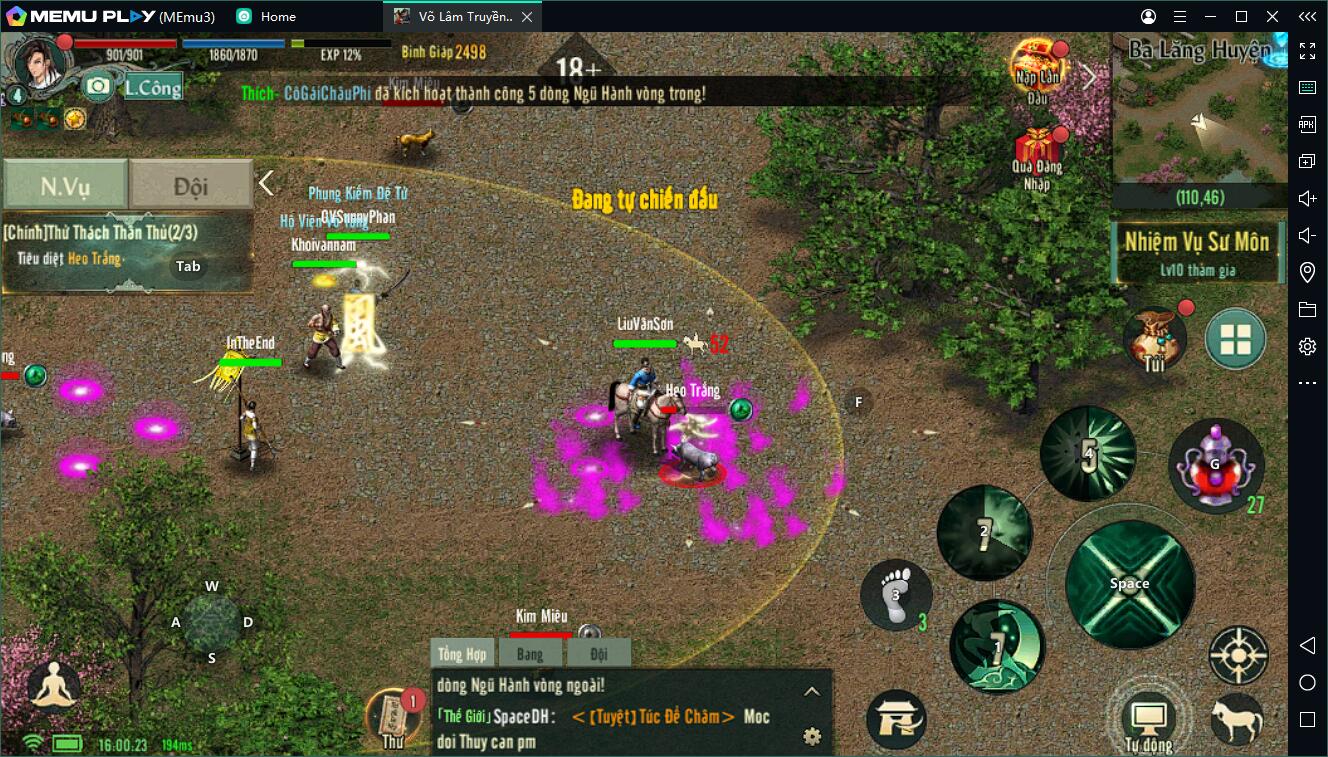 Tải Võ Lâm Truyền Kỳ 1 Mobile trên PC