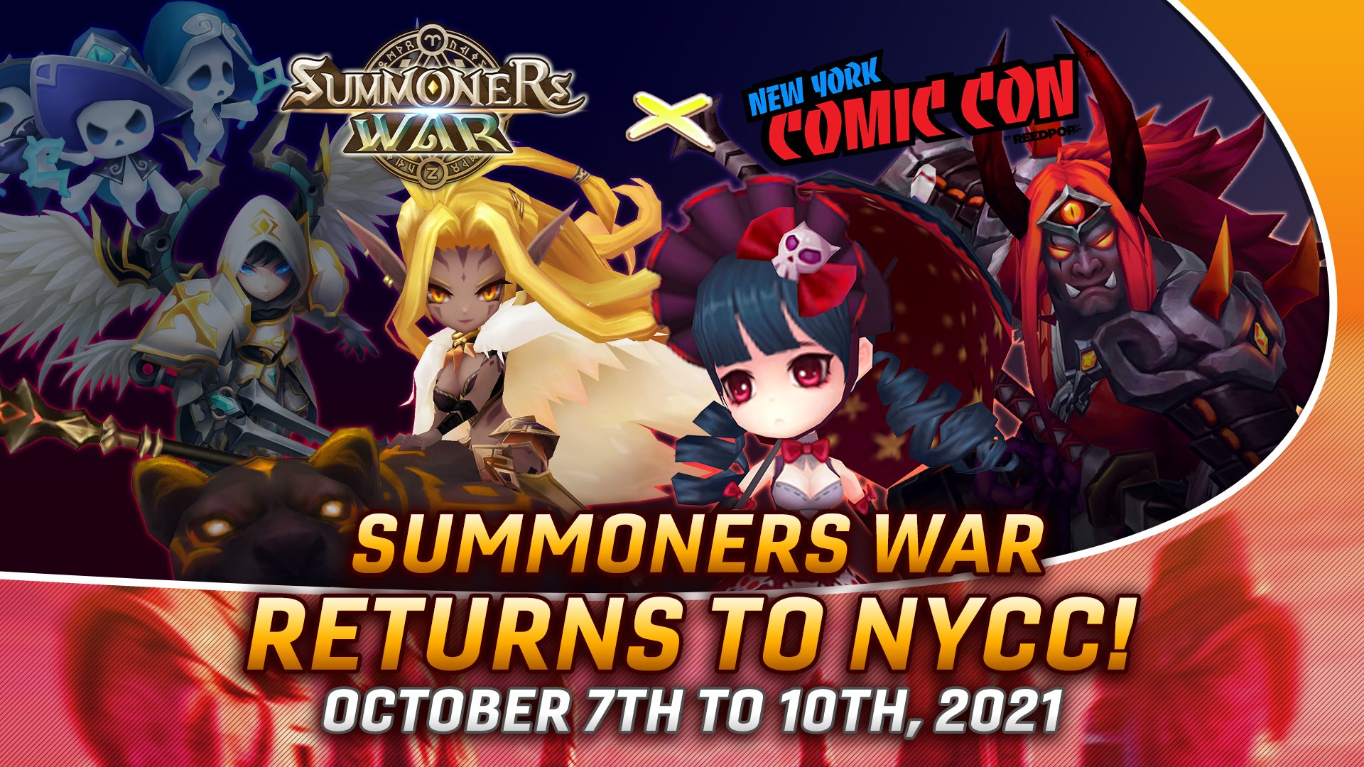 Summoners War anuncia a programação de 2021 na New York Comic Con (NYCC) para PC