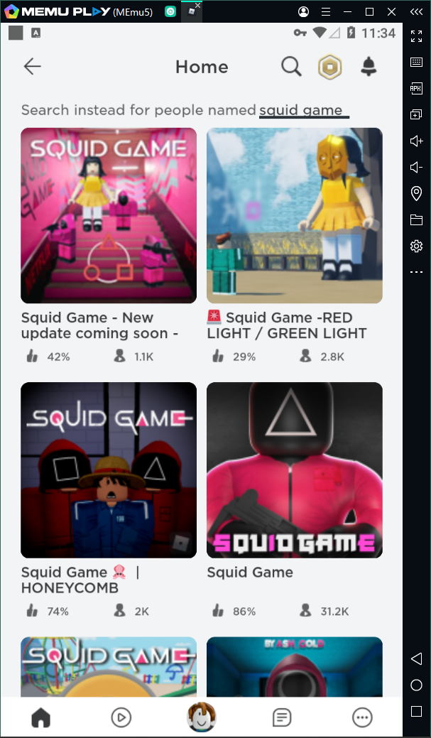 ROBLOX SQUID GAME jogo online gratuito em