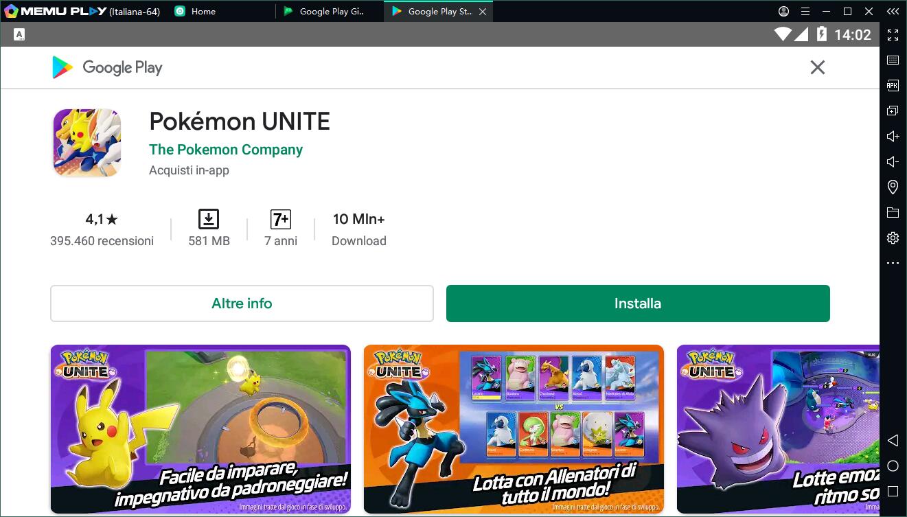 Scarica e gioca Pokémon UNITE su PC