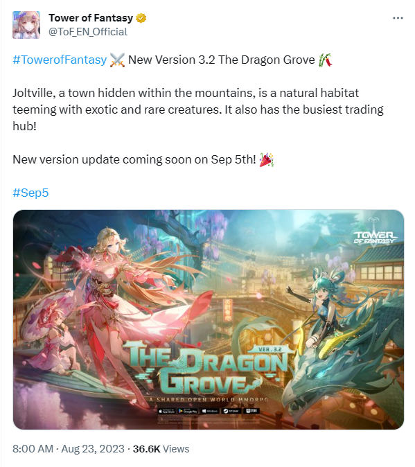 Tower of Fantasy Official Website - A Shared Open World MMORPG