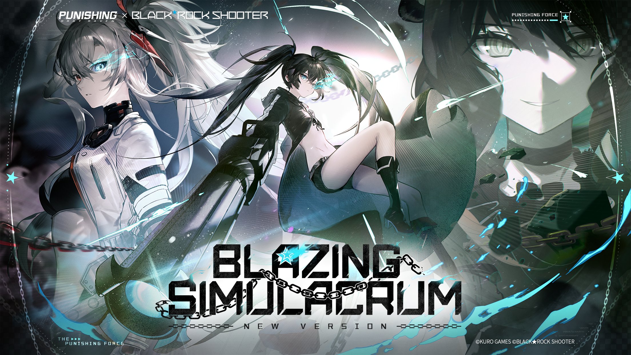 Punishing Gray Raven brings the Blazing Simulacrum event in a crossover with Black Rock Shooter PC