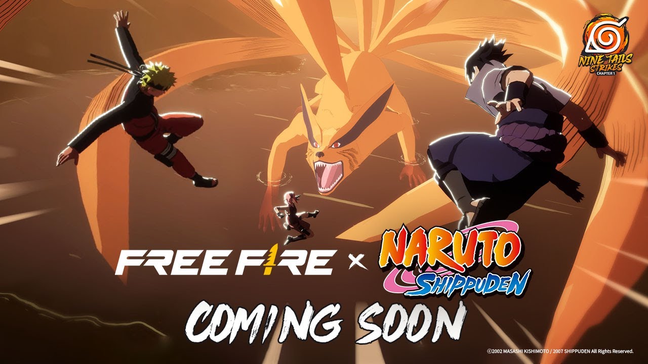 Free Fire x NARUTO SHIPPUDEN collaboration is set to bring the bring the anime fandom in Free Fire PC