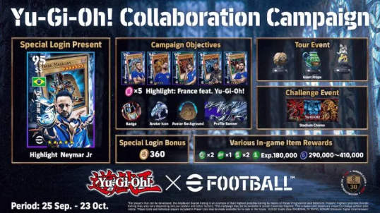 eFootball 2026 brings Yu-Gi-Oh! Collaboration Campaign with new themed events, cards, rewards, and more PC