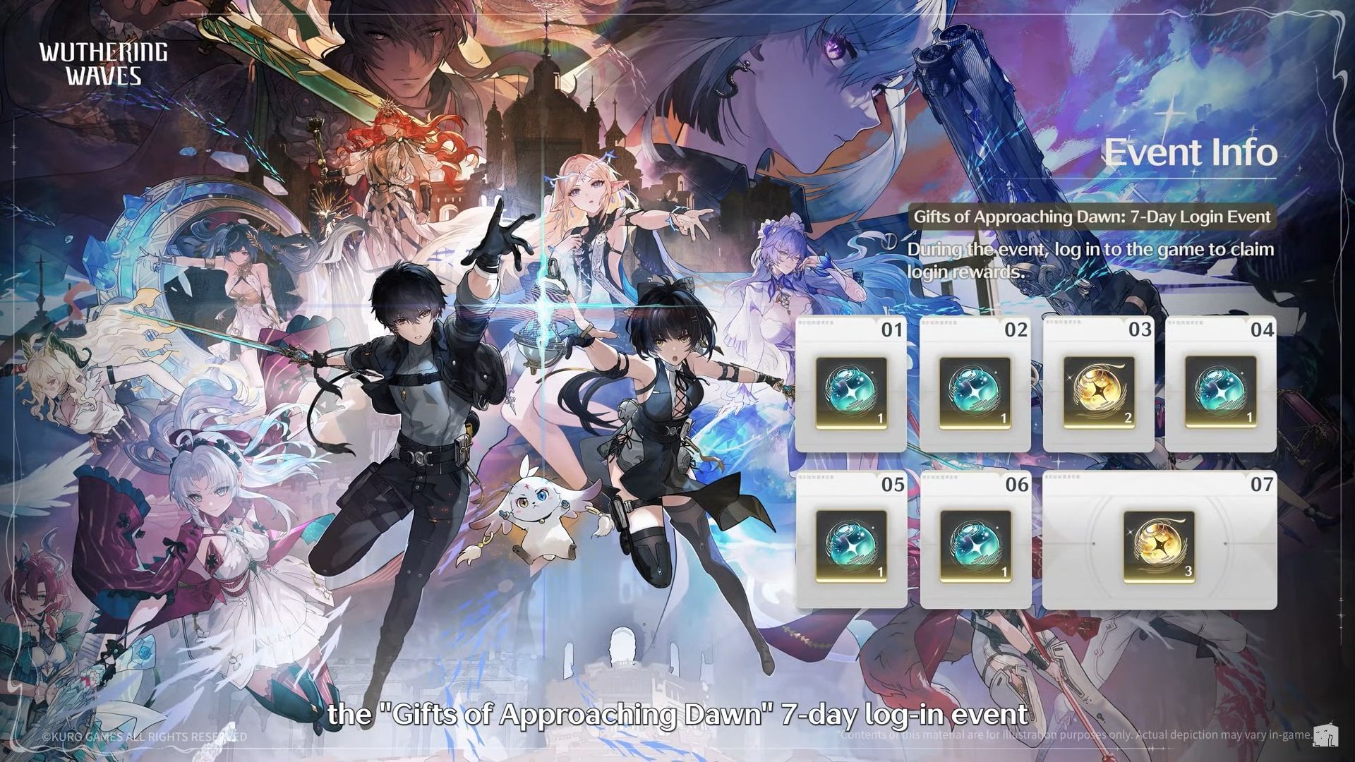 Wuthering Waves Version 2.7 Dawn Breaks on Dark Tides update to release on October 9th, 2025 PC