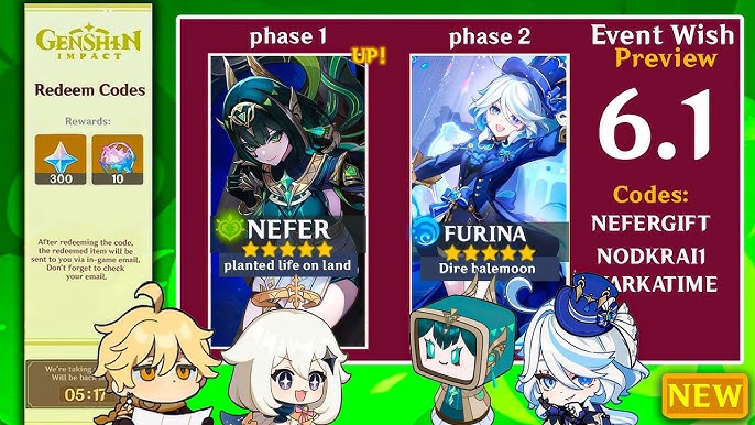 Genshin Impact Version 6.1 - Luna II Release Date and Characters পিসি