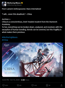 Wuthering Waves (WuWa) Chisa Release Date and Info