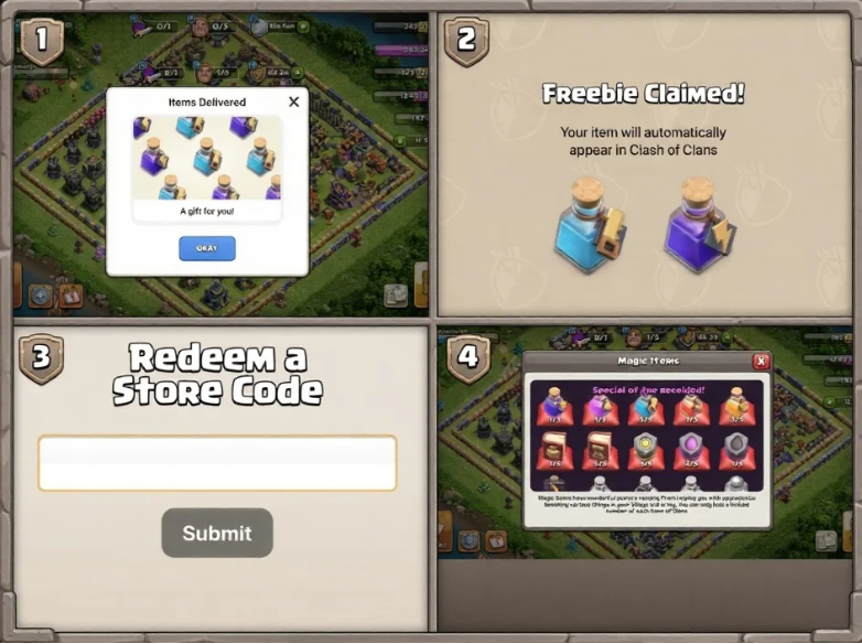 How to Redeem Codes in Clash of Clans
