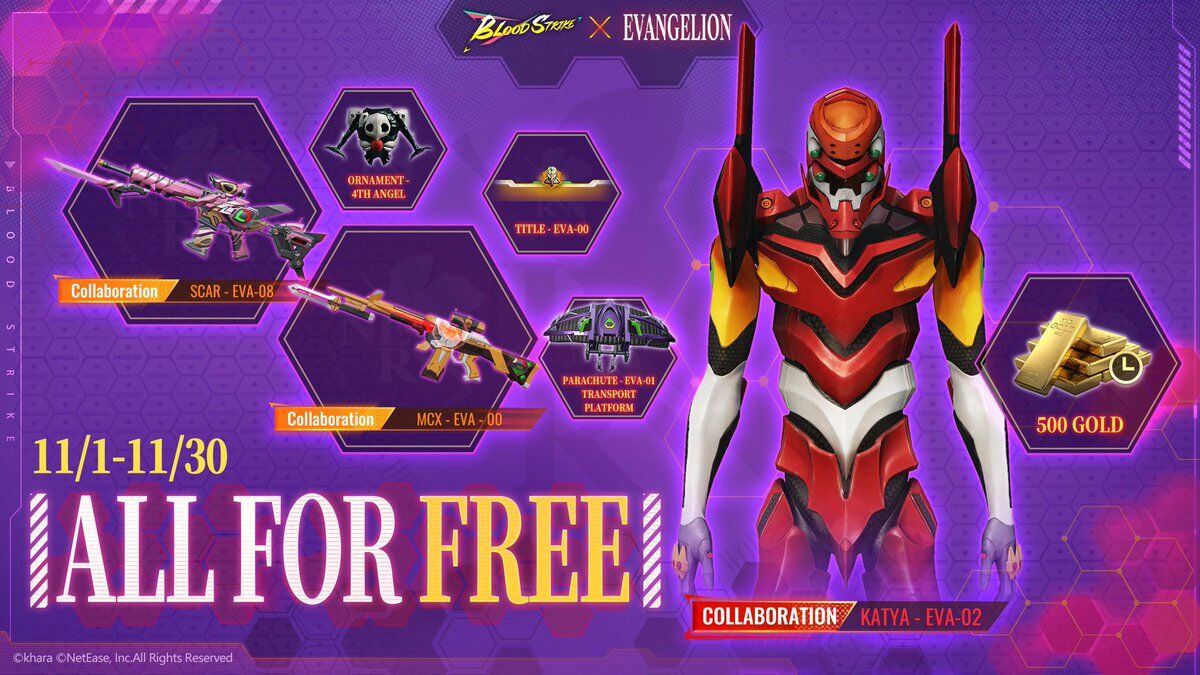 Blood Strike launches brand-new collab with iconic anime series Neon Genesis Evangelion PC