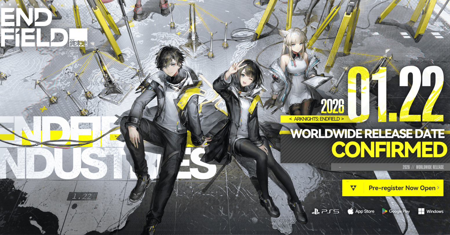 GRYPHLINE’s Arknights: Endfield is going global on January 22nd, 2026, for Mobile, PC, and Console PC