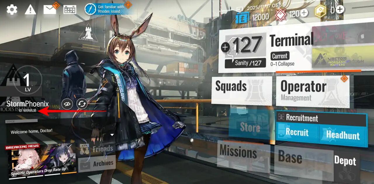 Arknights Codes December 2025
