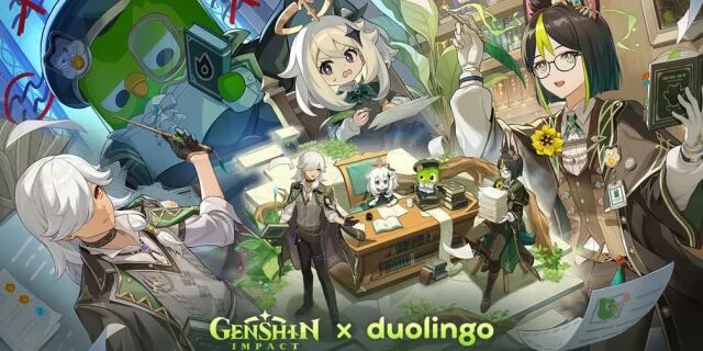 Genshin Impact partners with Duolingo for a fast-paced three-day rewarded streak