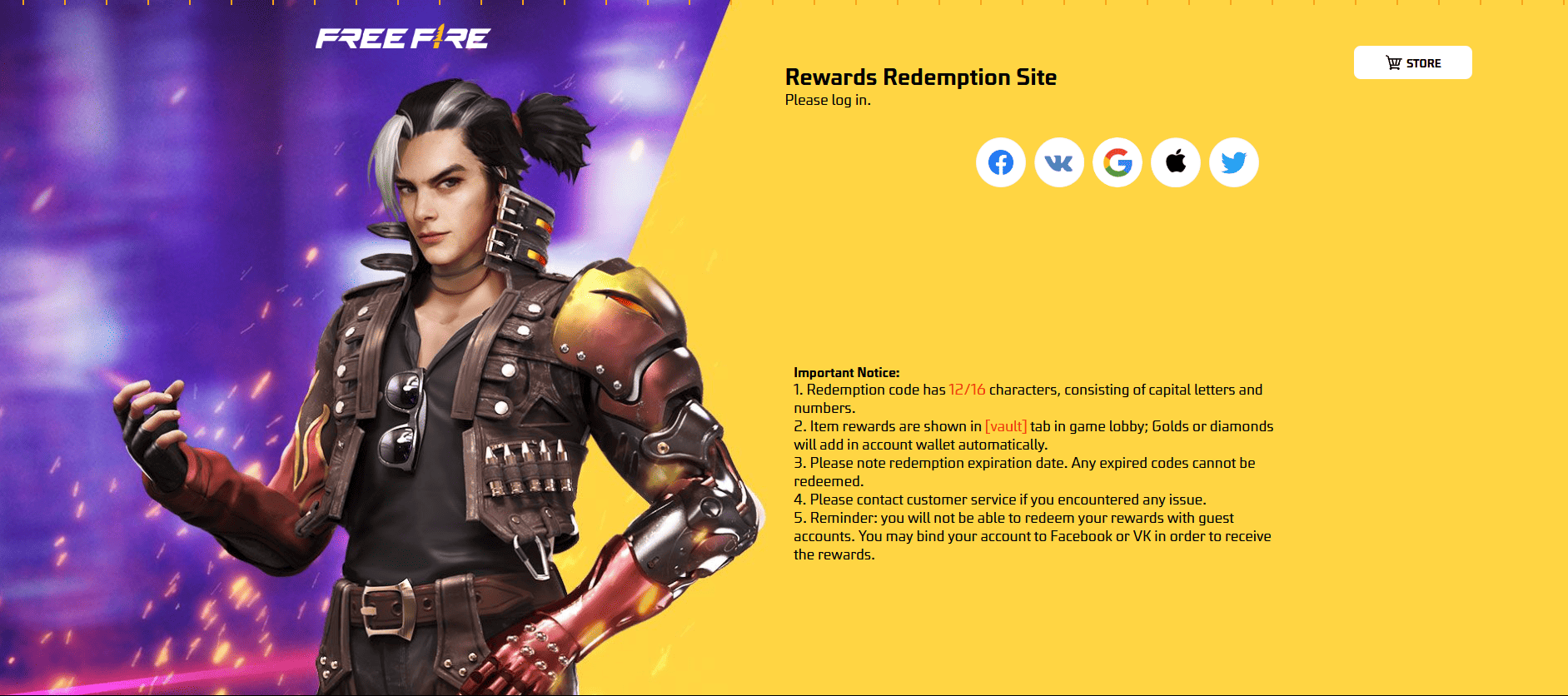 How to Redeem Free Fire Max Codes