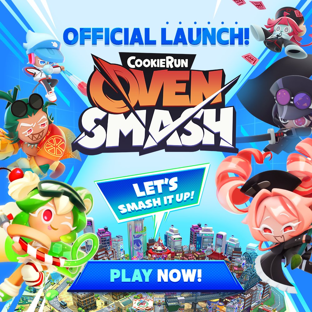 CookieRun: OvenSmash-strategic 3v3 action-packed battles, now available globally on mobile PC
