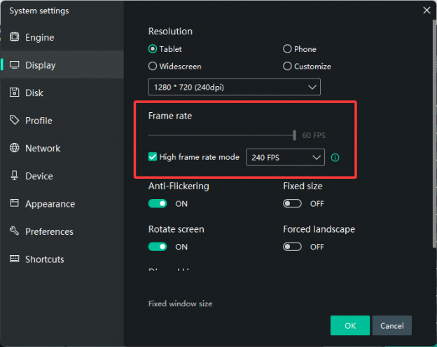 Best Performance Settings for MEmu