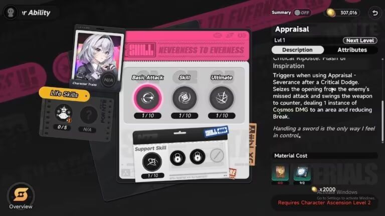 Esper Zero Skills