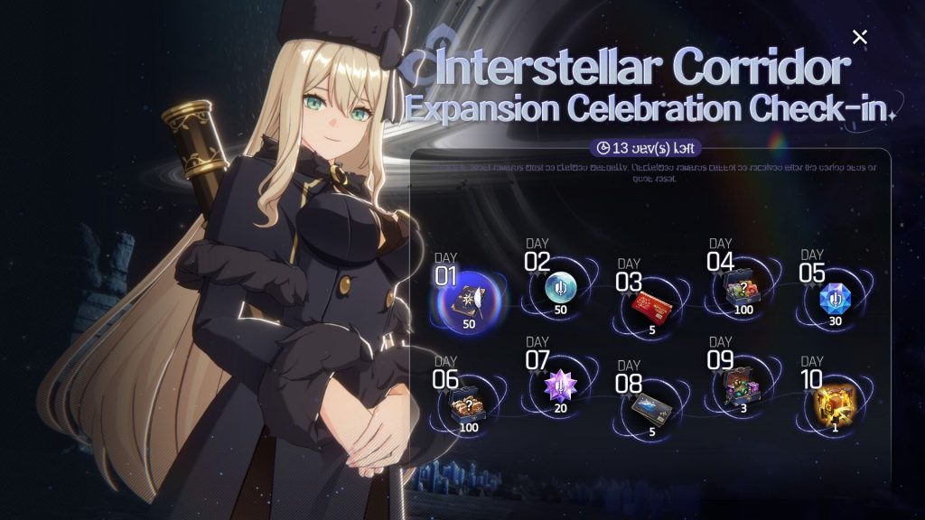 Interstellar Corridor Expansion Celebration Check-in