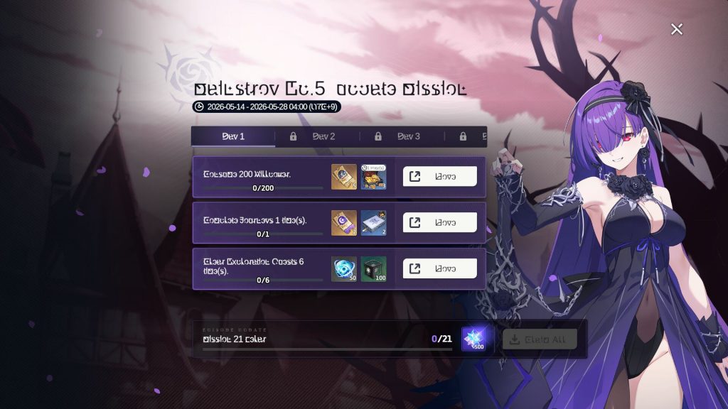 Main Story Ep.5 Update Celebration Missions