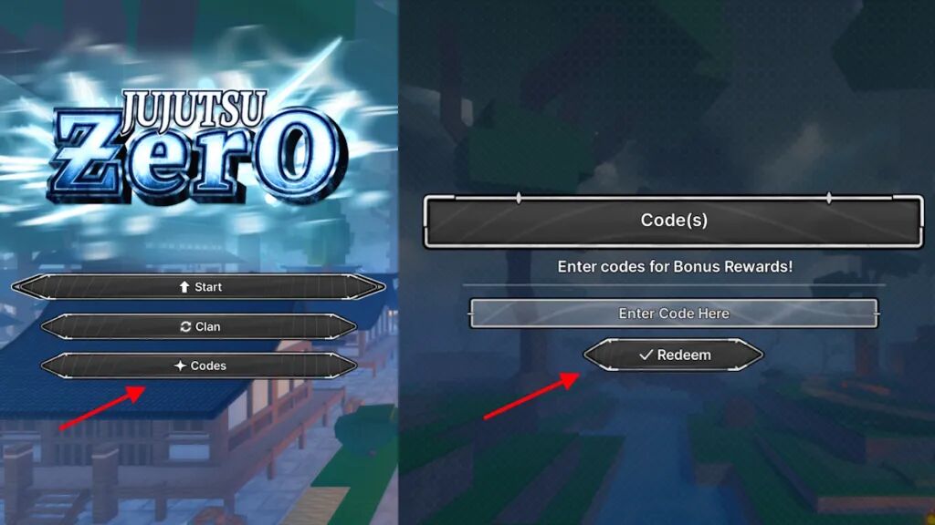 Redeem Roblox Jujutsu Zero Code