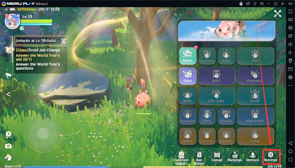 Redeem Ragnarok: The New World Code with MEmu