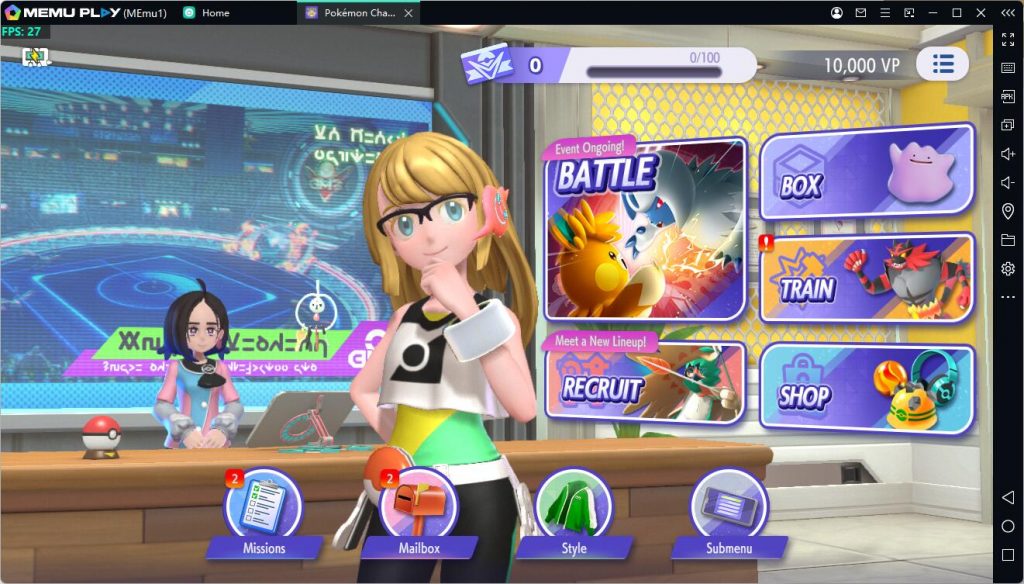 Pokémon Champions with MEmu