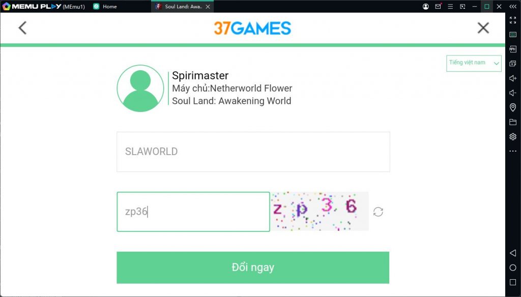 Code Soul Land: Awakening World