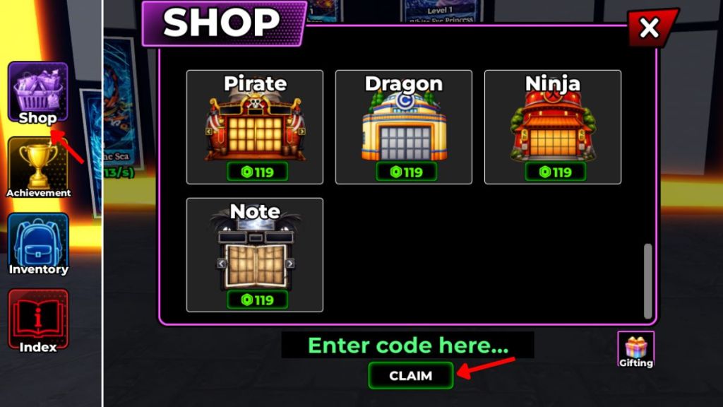 Roblox Anime Card Collection redeem codes