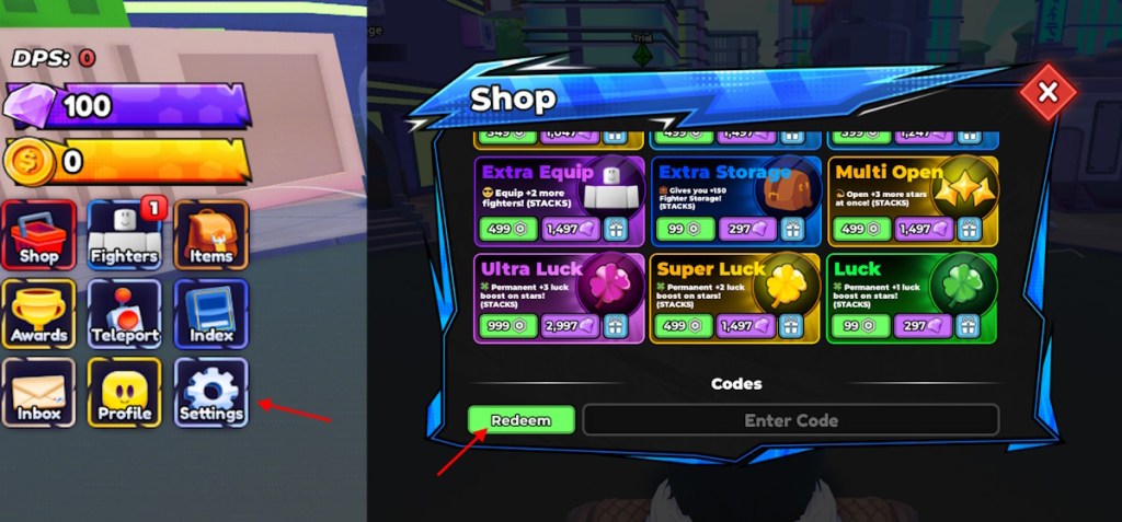 Roblox Anime Duelists redeem codes