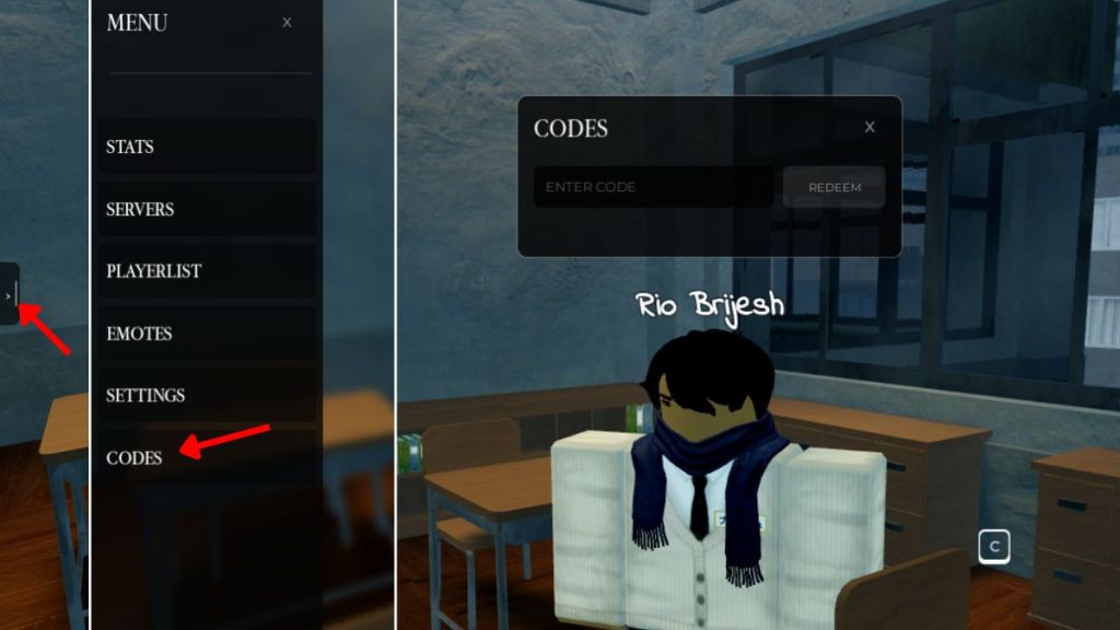 Roblox Gakuran redeem codes