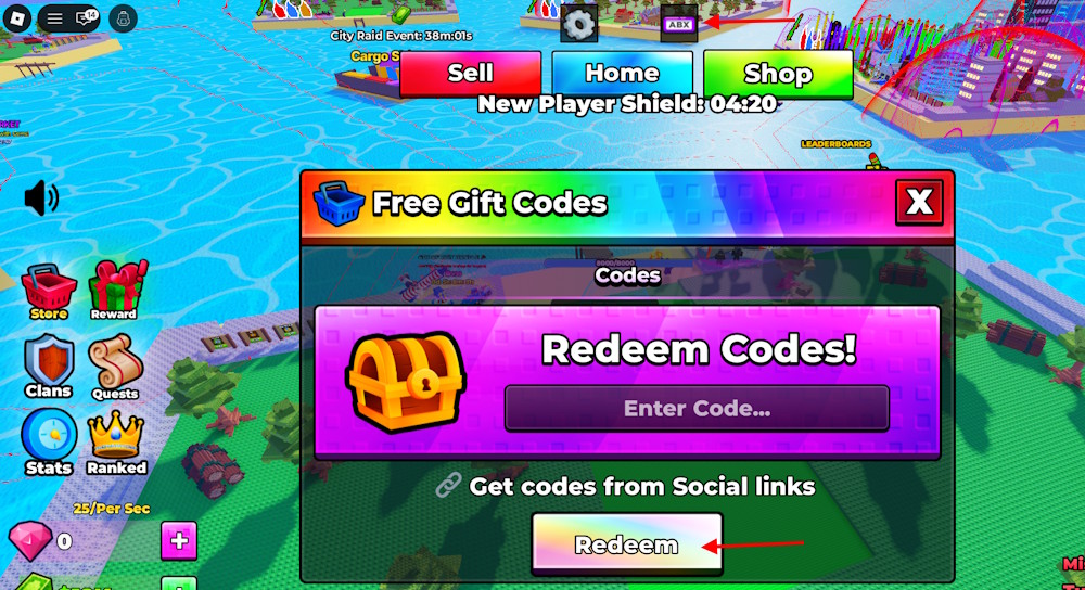 Roblox Missile Empire redeem codes