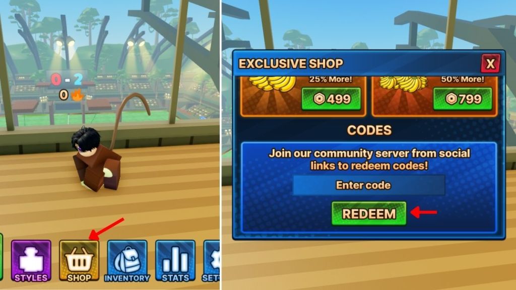 Roblox Monkey Soccer redeem codes
