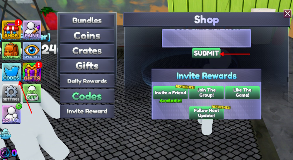 Roblox Chameleon redeem codes